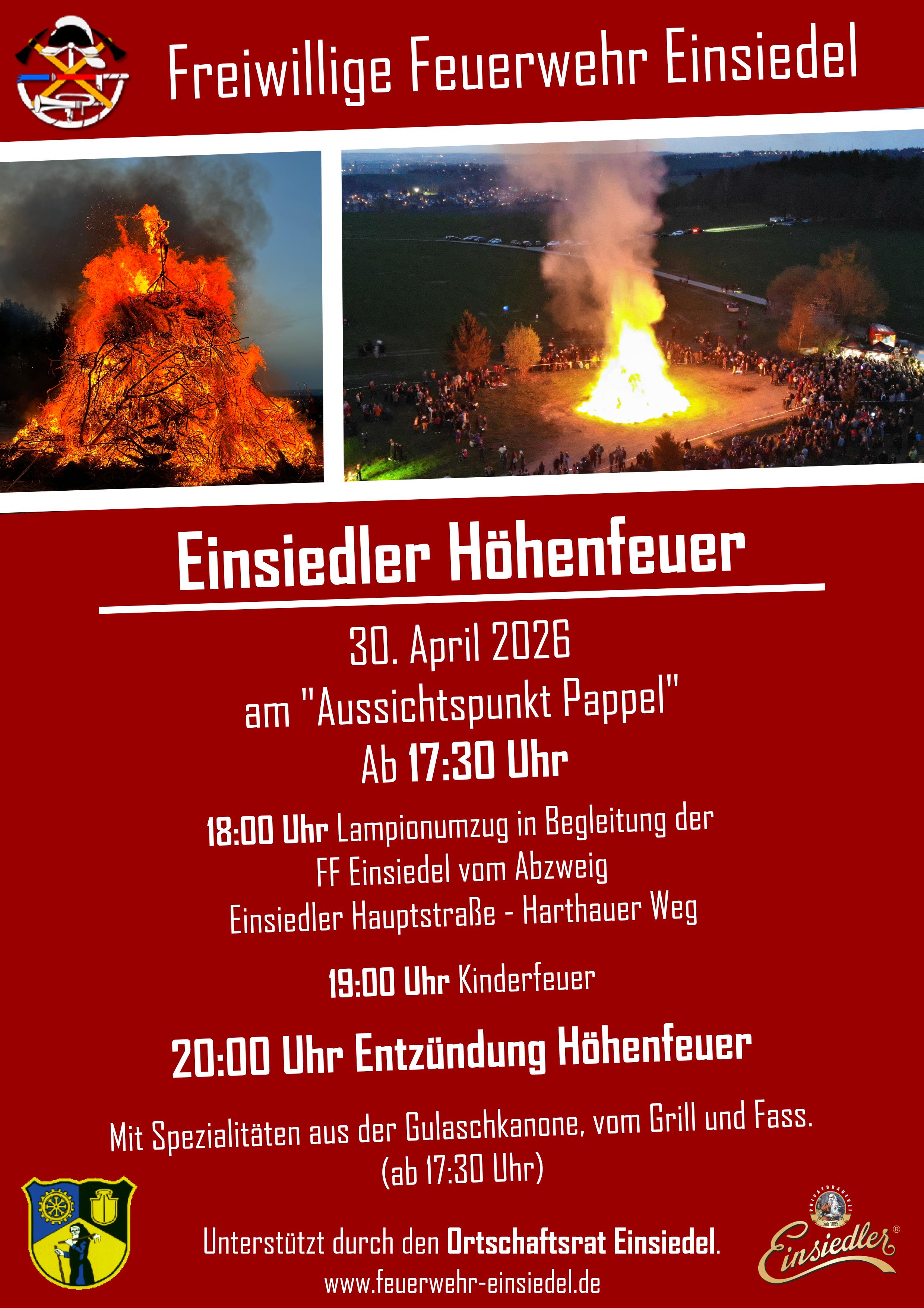 Einsiedler Höhenfeuer 2026